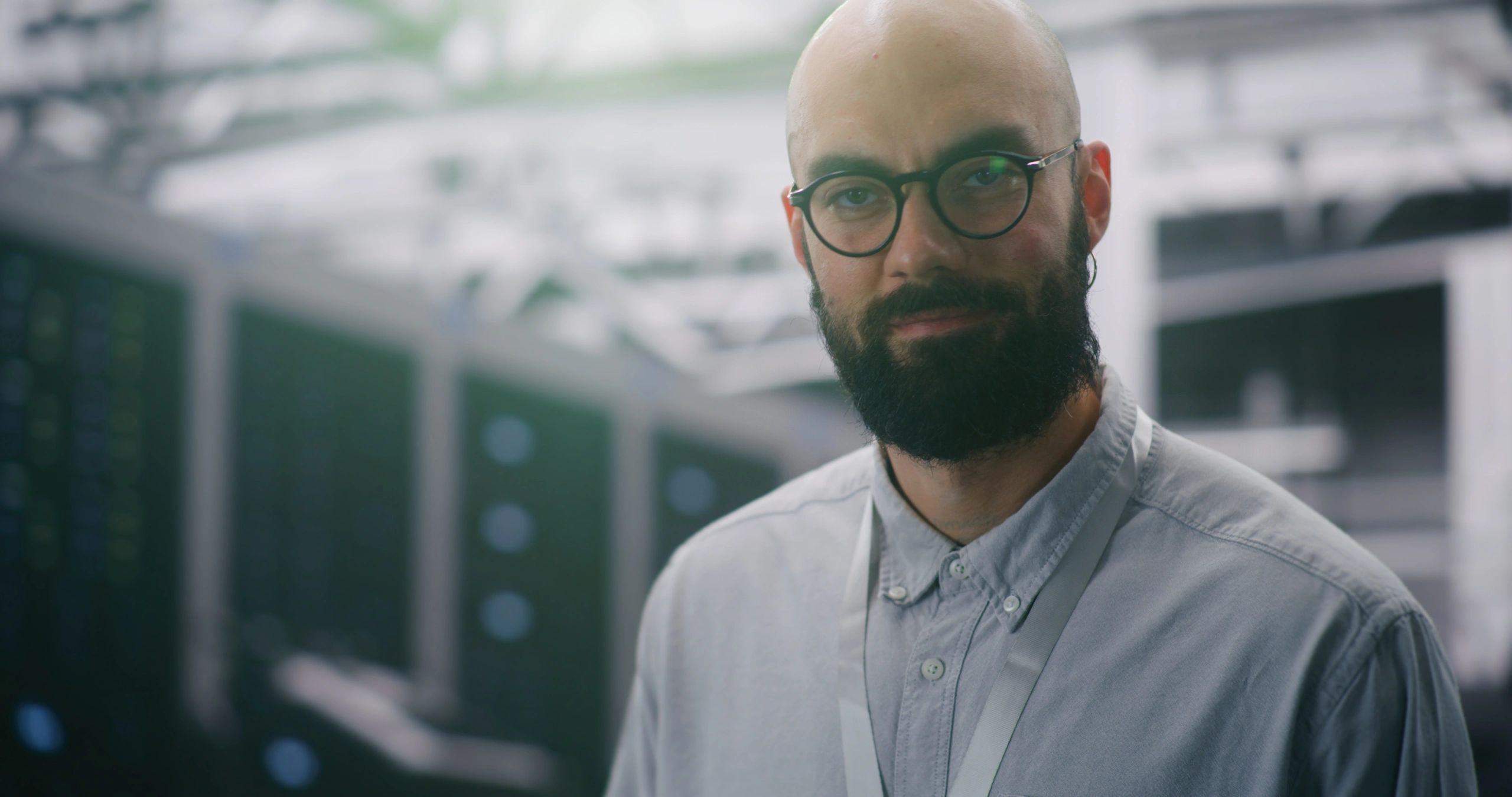 IT security expert portrait